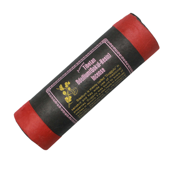 Tibetan Bdellium (Gokul resin) incense has been used for centuries in the Himalaya for its wide range of medicinal properties. An excellent handmade incense in the tradition of classical incense from Tibet.