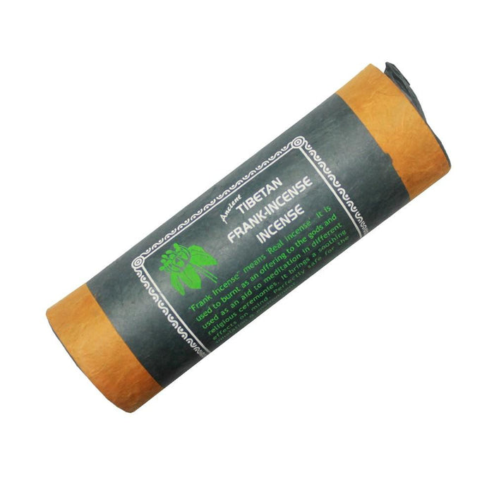 "Frank incense" means "real incense". One of the oldest incenses, it has traditionally been used for offering (puja) and as an aid for meditation. It is thought to have a soothing effect on the mind.