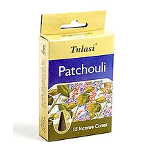 TULASI PATCHOULI 15PCS INCENSE CONES