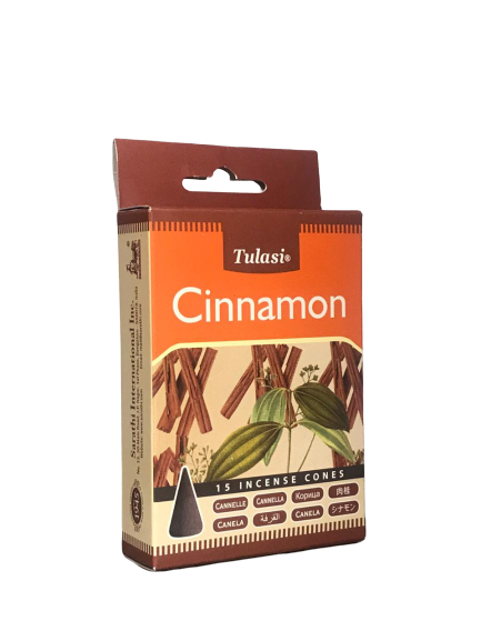 TULASI CINNAMON INCENSE CONES
