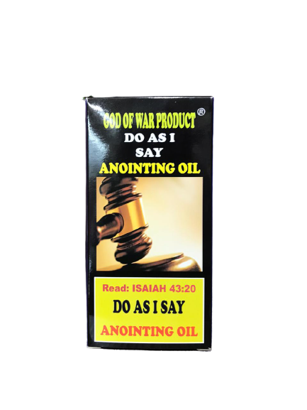 Do As I Say Anointing Oil