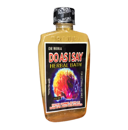 Dr. wura do as i say herbal bath oil