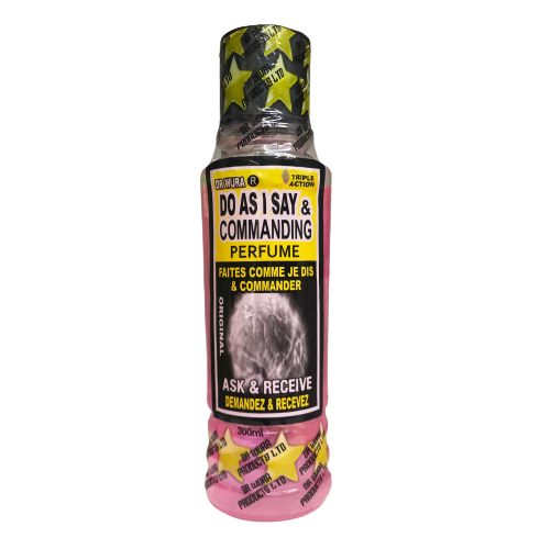 Dr Wura Do As I Say and  Commanding Perfume