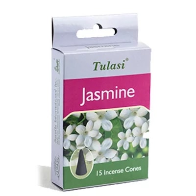 TULASI JASMINE 15 PCS INCENSE CONES