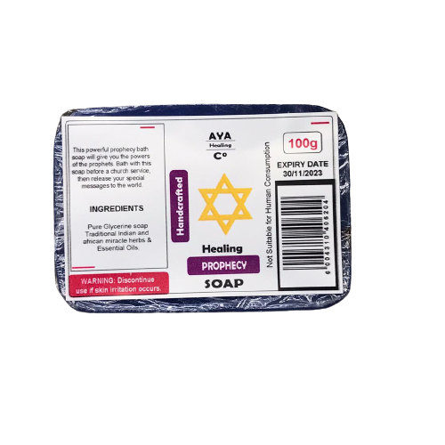 Prophecy healing soap