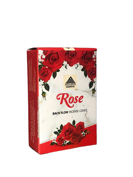 Rose backflow incense cones
