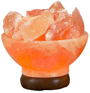 Natural Salt Lamp Fire Bowl
