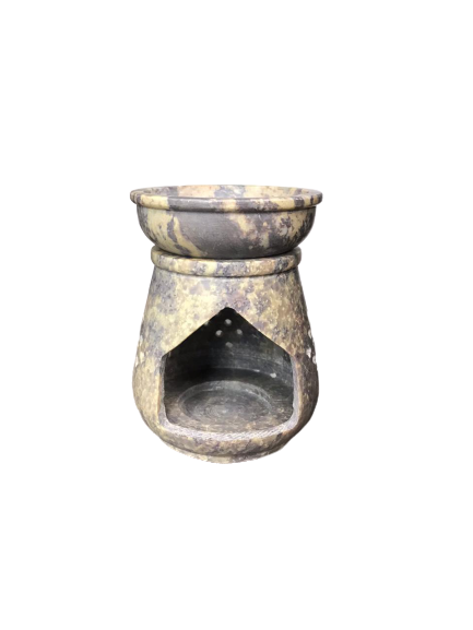 NATURAL SOAPSTONE OIL BURNER ROUND