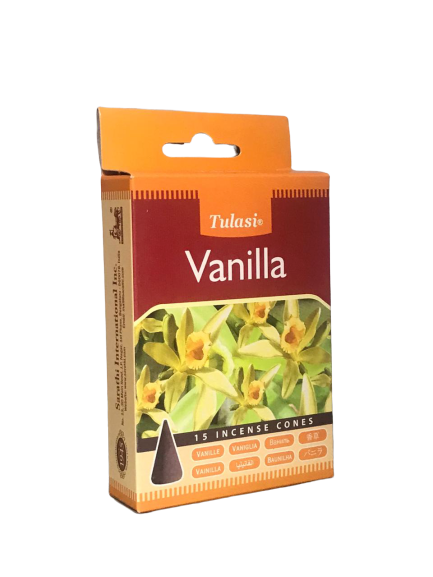 TULASI VANILLA 15 PCS INCENSE CONES
