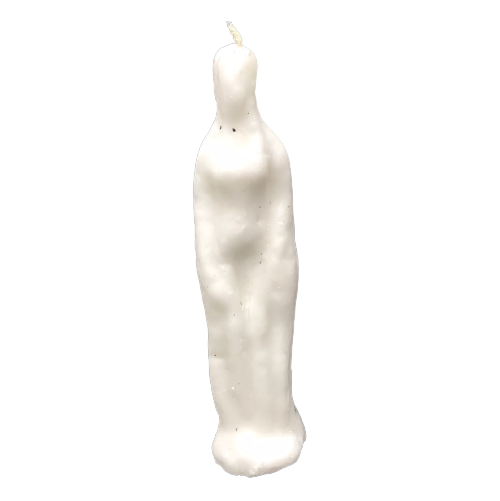 White Female Figure Candle