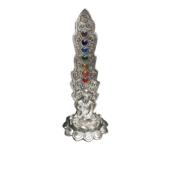 Metal Buddha 7 Chakra Incense Holder