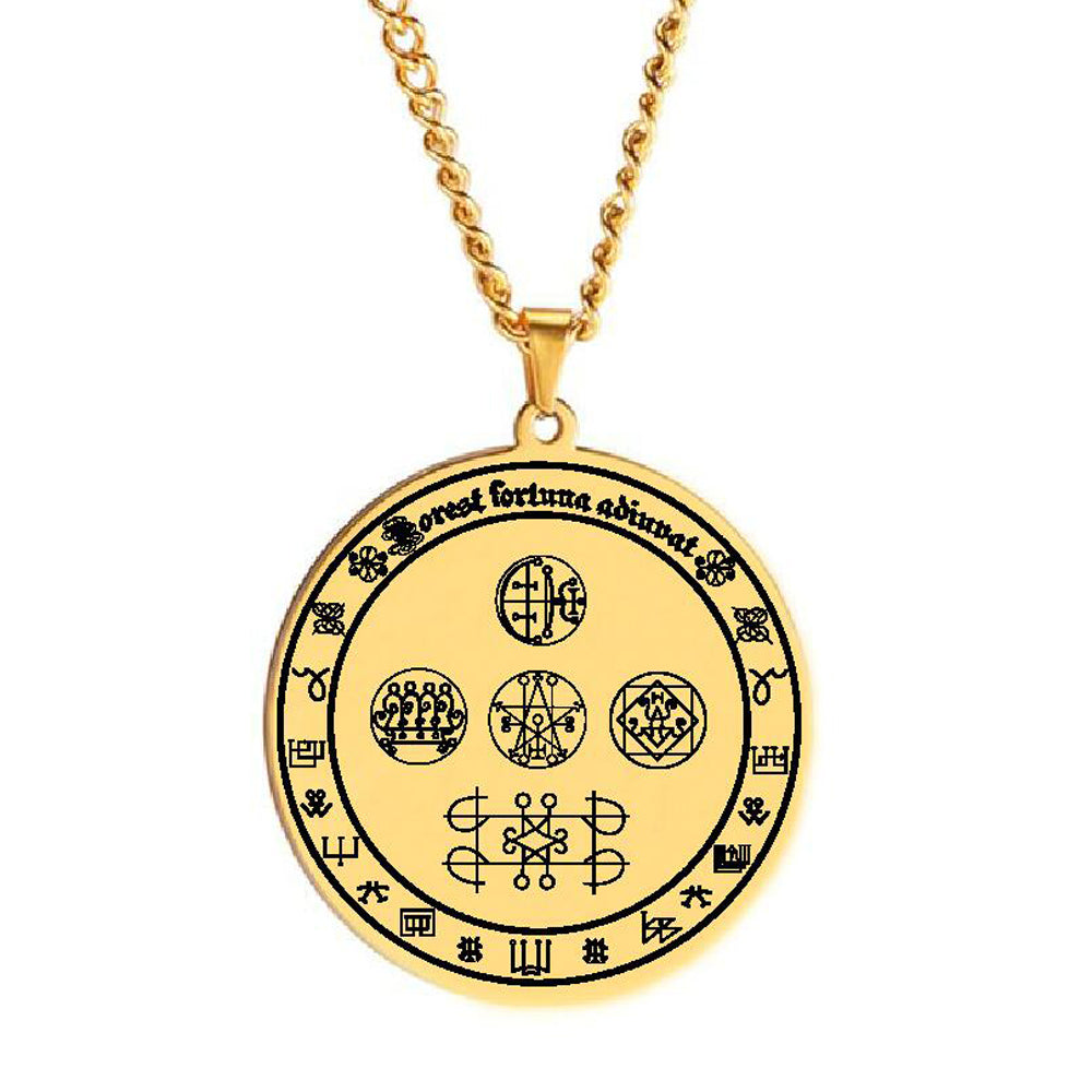 5 In1 Powerful Spirits For Wealth And Prosperity Pendant