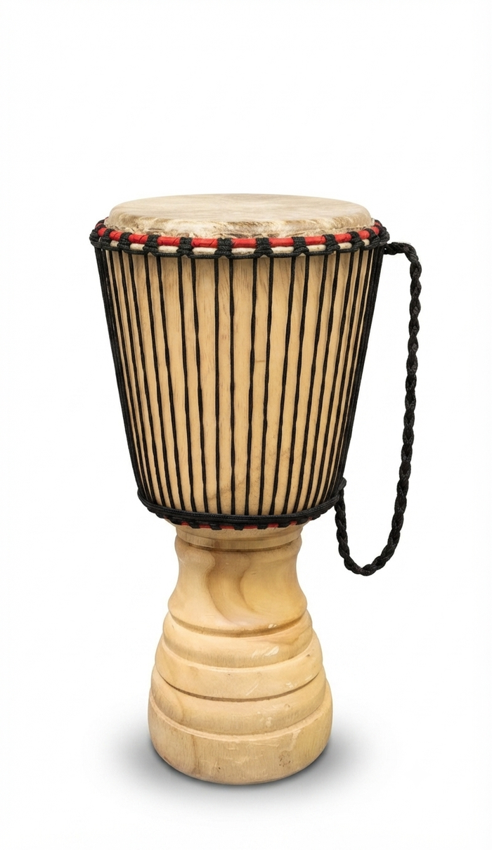 Large Handcrafted African Djembe Drum – Meditation & Spiritual Rhythm (52 cm)