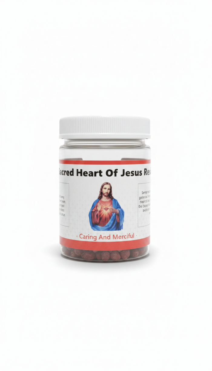 Sacred Heart Of Jesus Resin