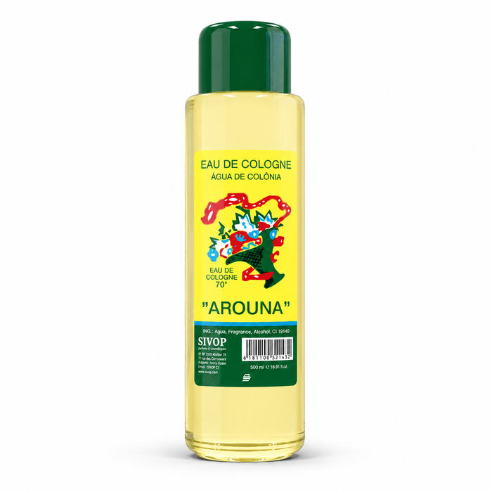 Arouna Eau de Cologne – Good Luck, Favor & Breakthrough Cologne (500ml)