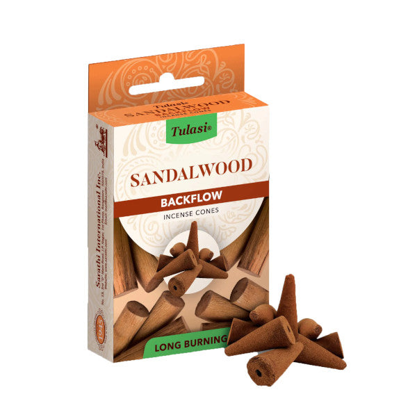 TULASI SANDALWOOD BACKFLOW CONES