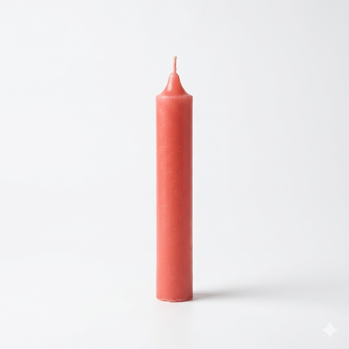Red Dinner Candle – (Passion & Strength)
