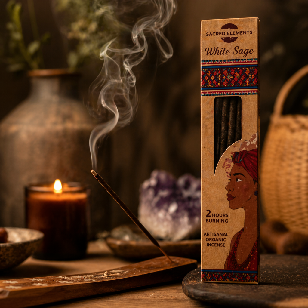 Sacred Elements White Sage Incense Sticks – Deep Cleansing & Purification