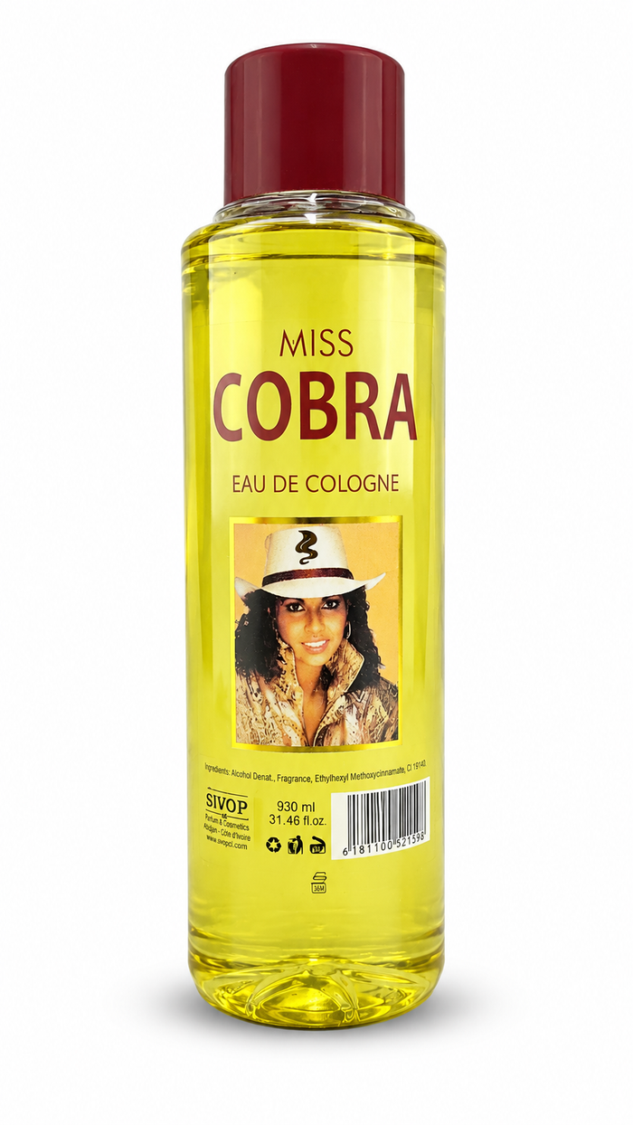 Miss Cobra Eau de Cologne – Dominance, Abundance & Spiritual Protection (930ml)
