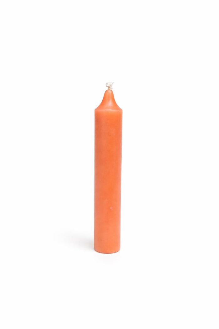 Orange Dinner Candle – 2x13cm (Creativity & Attraction)