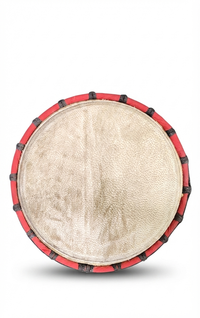 Medium Handcrafted African Djembe Drum – Meditation & Spiritual Rhythm (25 cm)
