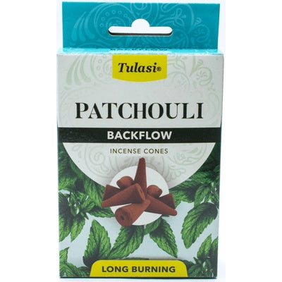 TULASI PATCHOULI BACKFLOW CONES