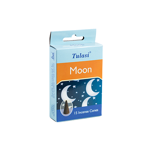 TULASI MOON 15PCS INCENSE CONES